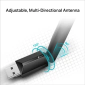 TP-Link Archer T2U Plus, AC600 Mbps Kablosuz Dual-Band USB Adaptör - 6