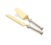 Lamedore Pepso 2'li Kek Servis Seti Mat Altın Renk - 2