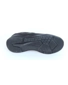 M.P. 232-1256 Mr Erkek Siyah Cilt Sneaker Ayakkabı - 3