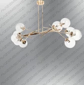 10 LU YEMEK MASASI GOLD AVİZE NL-115-10G - 1