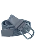 Gri Elastik Esnek Unisex Örgü Kemer - 8500-15 thumbnail 1