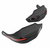 GP Kompozit Honda XL750L Transalp 2023-2024 Uyumlu Plastik Elcik Koruma Siyah - 3