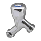 Kısa Musluk Lavabo Banyo Mutfak Musluğu Çeşme Çamaşır Bulaşık Makinesi Musluğu Hay Ucu Dişli thumbnail 3