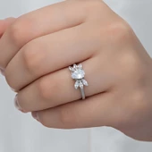 Lucky Life 925 Ayar Gumuss Damla Zirkon Taşlı Lucky Life Lucky Life Kadın Yüzük - 3