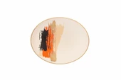 Porland Dash Desen4 Düz Tabak 21cm - 3