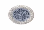 Porland Iris Blue Düz Tabak 20cm - 2