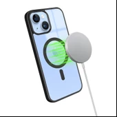 iPhone 14 Magsafe Özellikli Renkli Clear Case Kapak - 7