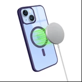 iPhone 14 Magsafe Özellikli Renkli Clear Case Kapak - 5