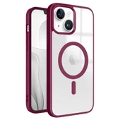 iPhone 14 Magsafe Özellikli Renkli Clear Case Kapak - 3