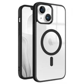 iPhone 14 Magsafe Özellikli Renkli Clear Case Kapak - 4