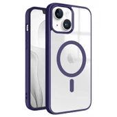 iPhone 14 Magsafe Özellikli Renkli Clear Case Kapak - 2