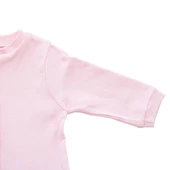 Sade Pembe Bereli Eldivenli Bebek Tulum - 3