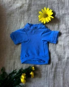 Navy Bee Oval Yaka Tişört Köpek Kıyafeti Köpek Elbisesi - 8