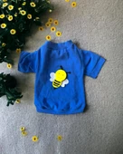 Navy Bee Oval Yaka Tişört Köpek Kıyafeti Köpek Elbisesi - 7