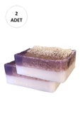 2 Adet Doğal Kabak Lifli Lavanta Sabunu - 1