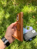 İphone 14 Magsafe Leather Stantlı Telefon Kılıfı thumbnail 6