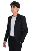 Cengiz İnler Menanj Tek Düğme Slim Fit Erkek Ceket - 2
