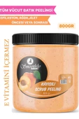 Kayısı Aromalı 800 G. Epilasyon Sonrası Vücut Peelingi Batık & Çilek Bacak Onarıcı - 4
