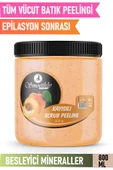 Kayısı Aromalı 800 G. Epilasyon Sonrası Vücut Peelingi Batık & Çilek Bacak Onarıcı - 5