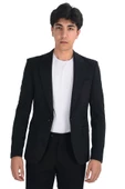 Cengiz İnler Menanj Tek Düğme Slim Fit Erkek Ceket - 3