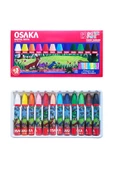 Silka Shiny Kuru Boya 12'li Osaka Pastel Boya 12'li Osaka Sulu Boya 12'li Kırtasiye Seti Okul Seti - 3