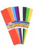 TGB Krapon Kağıdı 10lu Karışık Renk 50 x 150 cm Korumalı Yaylı Okul Makası Okul Kırtasiye Seti - 2