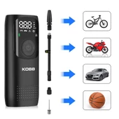 KOBB KB411 Şarjlı Li-ion 150 PSI Taşınabilir Dijital Basınç Göstergeli Led Aydınlatmalı Akıllı Lastik Şişirme Pompası - 2
