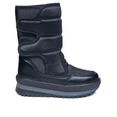 Albishoes Kız Çocuk Suya Dayanıklı Sıcak Tutan Astar Cırt Cırtlı Kaymaz Taban Kışlık Çocuk Kar Botu - 2
