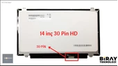 CASPER C350 4000-4C00E 14inç 30pin 1366x768 Ekran Panel - 1