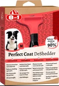 8in1 Perfect Coat Deshedder Furminator Orta Irk Köpek Tarağı Medium - 1