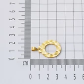 14 Ayar Altın 3 Boyutlu İşlemeli Ö Harfi Kolye thumbnail 3