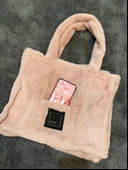 LuLuYen Peluş Çanta 2025 Sonbahar Kış Sezonu Yeni Moda Çok Şık Trend Yumuşacık Omuz Çantası - 11