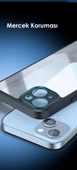 Polham iPhone 14 Plus Uyumlu Premium Buzlu Sert Kamera Koruyuculu Kılıf, Parmaz İzi Bırakmayan Kılıf - 4