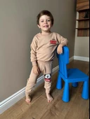 ERKEK ÇOCUK MİCKEY BİSİKLET YAKA PAMUK EŞOFMAN TAKIMI - 5