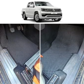 Bod Volkswagen Amarok 3D Havuzlu Paspas Siyah thumbnail 1