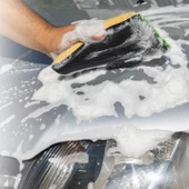 Automix Çift Fonksiyonlu Zorlu İnatçı Kir Kalıntı Çamur Güder Kaborta Cam Mikrofiber Yıkama Süngeri thumbnail 2