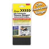 Automix Çift Fonksiyonlu Zorlu İnatçı Kir Kalıntı Çamur Güder Kaborta Cam Mikrofiber Yıkama Süngeri thumbnail 1