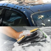 Automix Çift Fonksiyonlu Zorlu İnatçı Kir Kalıntı Çamur Güder Kaborta Cam Mikrofiber Yıkama Süngeri thumbnail 3