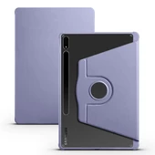 Galaxy Tab S7 FE LTE (T737-T736-T733-T730) Kılıf Zore Termik Kalem Bölmeli Dönebilen Standlı Kılıf - 8
