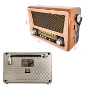 Radyo Nostalji Şarjlı Bt/Usb/Sd/Aux/Fm Cameron Cm-865Bt - 2