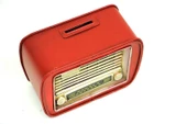 Dekoratif Metal Radyo Kumbara Vintage Ev Ofis Hediyelik - 2