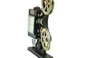 Dekoratif Metal Sinemaskop Saat Vintage Hediyelik - 3