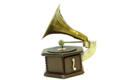 Dekoratif Metal Gramofon Kutu Obje Vintage Hediyelik - 3