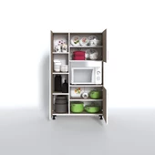 Kenzlife mini fırın dolabı alpkuntsağ crd 148*90*30 ayaklı mikroalga midi fırın mutfak - 2