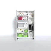 Kenzlife mini fırın dolabı alpkuntsol byz 148X90X30 ayaklı mikroalga midi fırın mutfak - 2