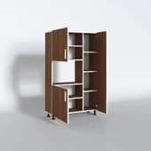 Kenzlife mini fırın dolabı alpkuntsol cvz 148*90*30 ayaklı mikroalga midi fırın mutfak - 3