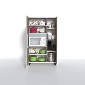 Kenzlife mini fırın dolabı alpkuntsol crd 148*90*30 ayaklı mikroalga midi fırın mutfak - 2