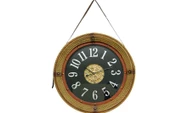 Saat Çarklı Askılı Duvar Saati Dekoratif Ev Ofis Hediyelik - 1