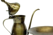 İbrik Sahanlı Antik Kabartmalı Dekoratif Hediyelik - 4