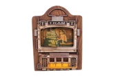 Dekoratif Metal Çerçeve Tramvay Dekorlu Vintage Hediyelik - 1